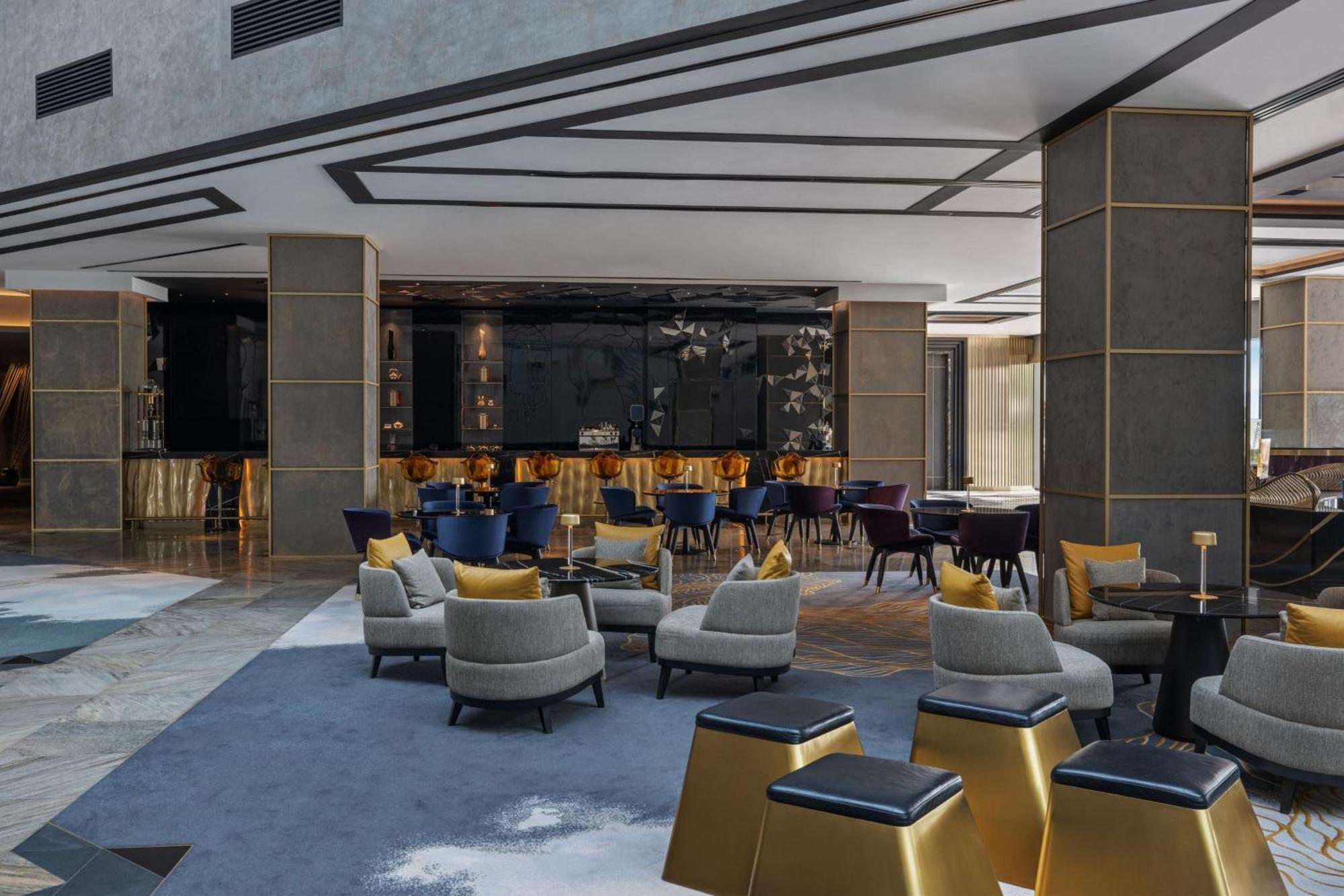 迪拜棕榈w酒店 外观 照片 The lobby of the hotel