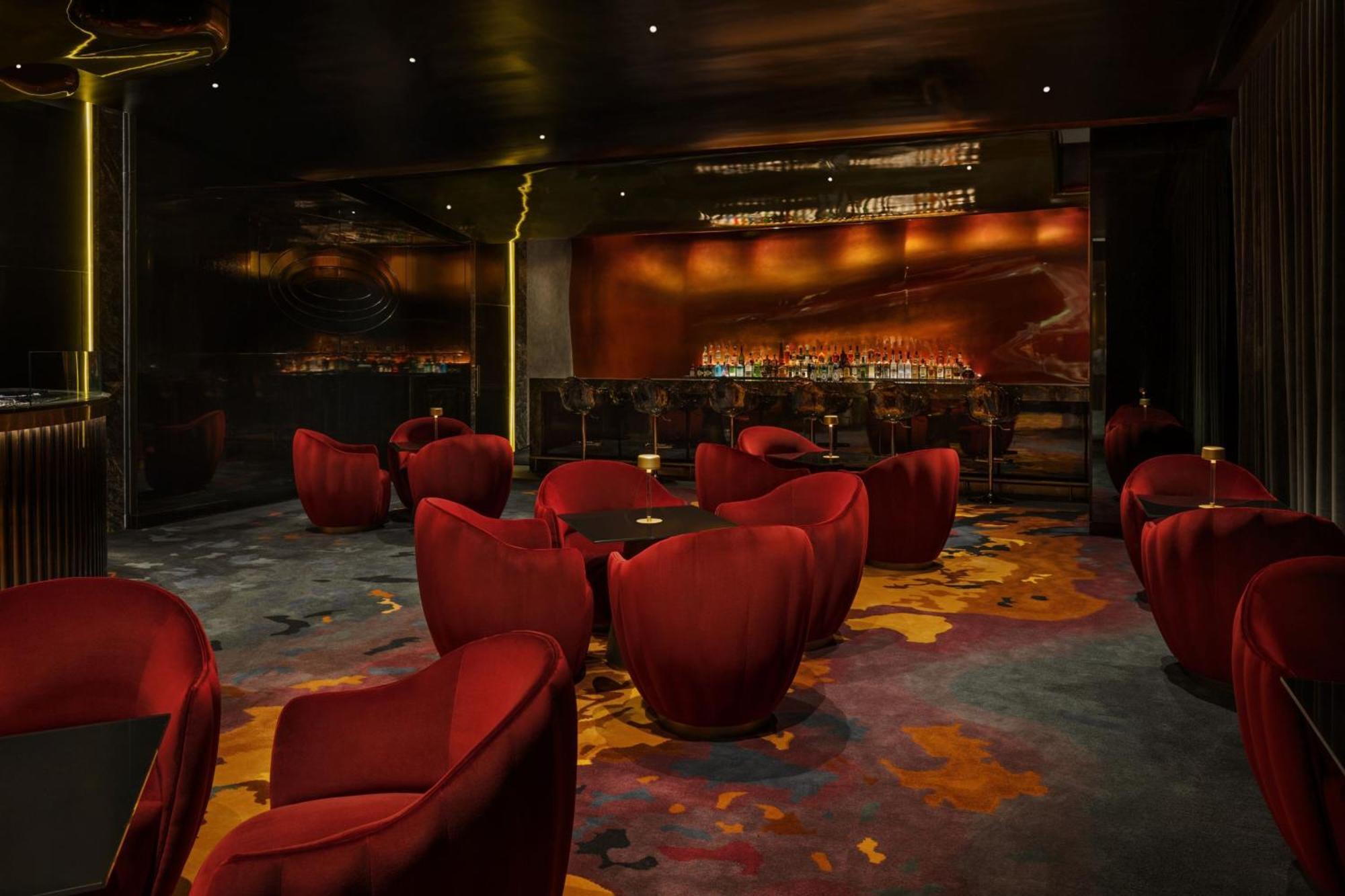 迪拜棕榈w酒店 外观 照片 The interior of the bar