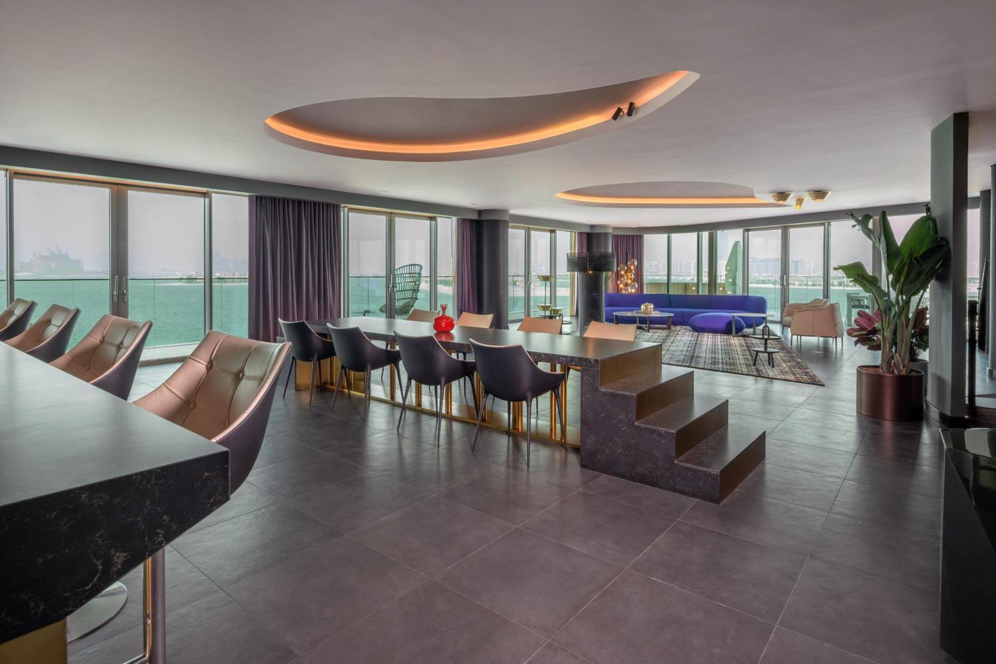 迪拜棕榈w酒店 外观 照片 The Sky Bar