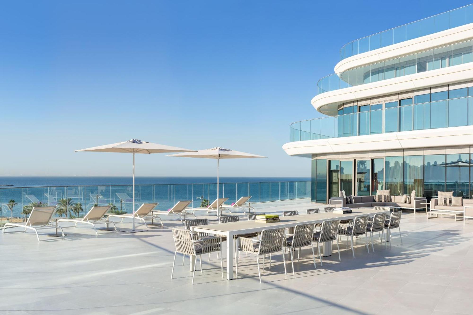 迪拜棕榈w酒店 外观 照片 The Beach Club