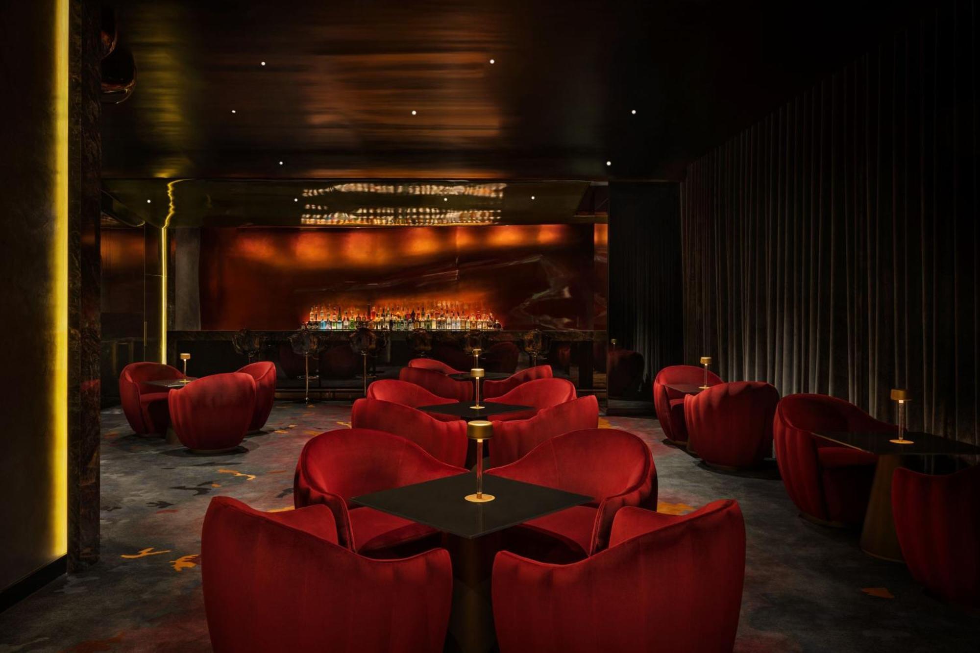 迪拜棕榈w酒店 外观 照片 The interior of the bar